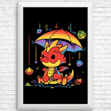 Rainy Dice Day - Posters & Prints
