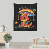 Rainy Dice Day - Wall Tapestry