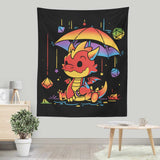 Rainy Dice Day - Wall Tapestry