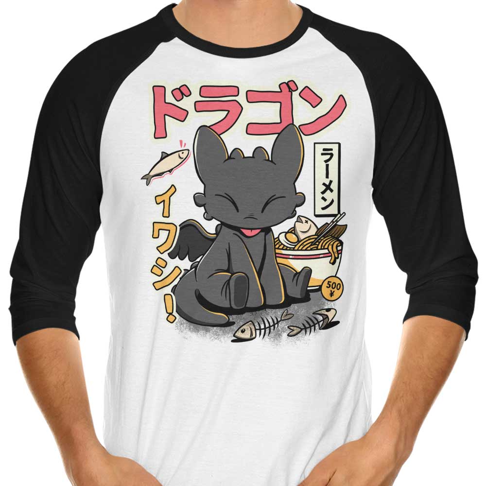 Ramen Night - 3/4 Sleeve Raglan T-Shirt