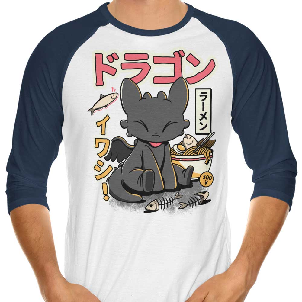 Ramen Night - 3/4 Sleeve Raglan T-Shirt