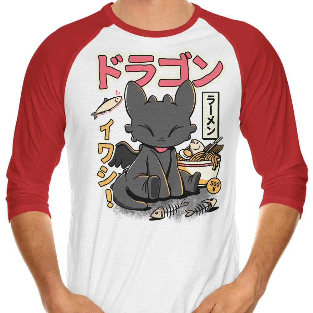 Ramen Night - 3/4 Sleeve Raglan T-Shirt