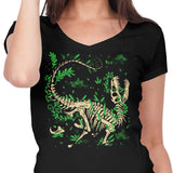Raptor Fossils - Women's V-Neck