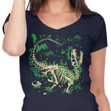 Raptor Fossils - Women's V-Neck