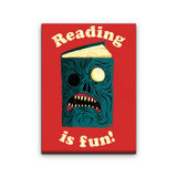 Reading is Fun - Canvas Print