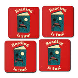 Reading is Fun - Coasters