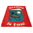 Reading is Fun - Fleece Blanket