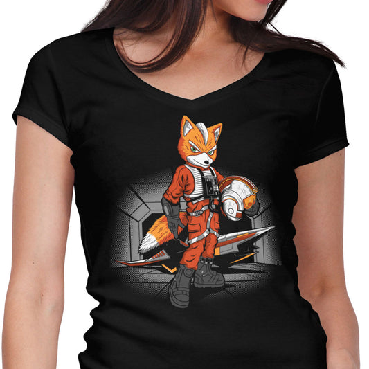 Rebel Fox - Women's V-Neck