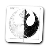 Rebellion Blueprint (Alt) - Coasters