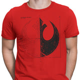 Rebellion Blueprint (Alt) - Men's Apparel