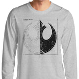 Rebellion Blueprint (Alt) - Long Sleeve T-Shirt