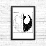 Rebellion Blueprint (Alt) - Posters & Prints