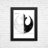 Rebellion Blueprint (Alt) - Posters & Prints