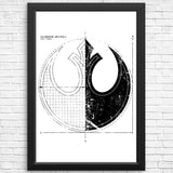 Rebellion Blueprint (Alt) - Posters & Prints
