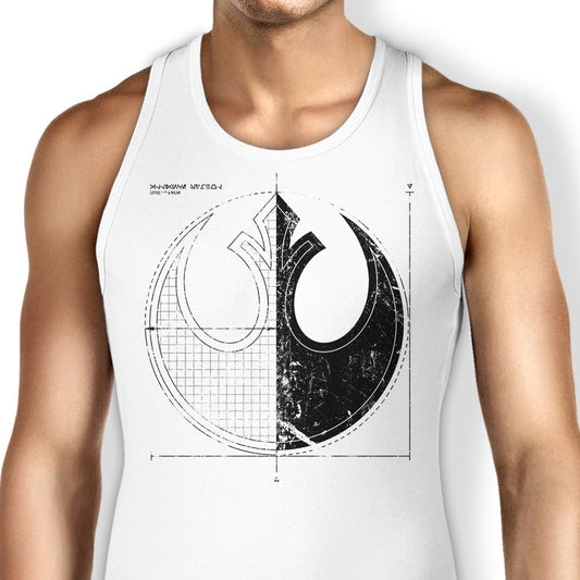 Rebellion Blueprint (Alt) - Tank Top