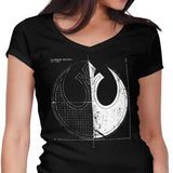 Rebellion Blueprint - Women's V-Neck