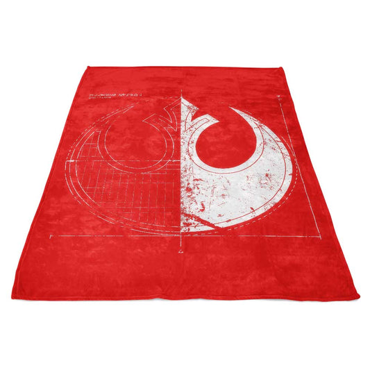 Rebellion Blueprint - Fleece Blanket