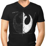 Rebellion Blueprint - Men's V-Neck