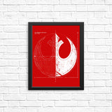 Rebellion Blueprint - Posters & Prints
