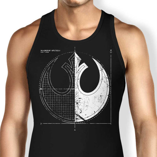 Rebellion Blueprint - Tank Top