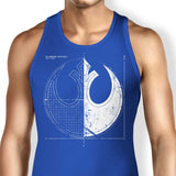 Rebellion Blueprint - Tank Top