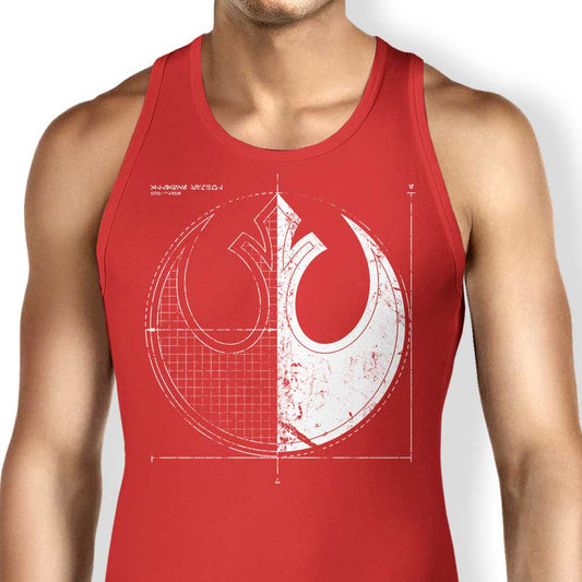 Rebellion Blueprint - Tank Top