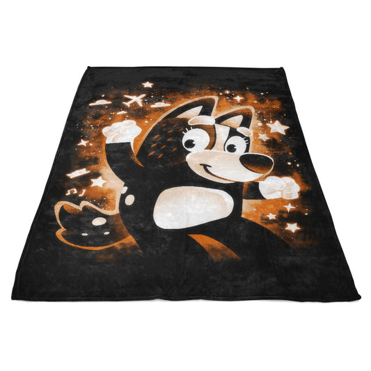 Red Dog Mom - Fleece Blanket