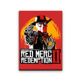 Red Merc Redemption - Canvas Print