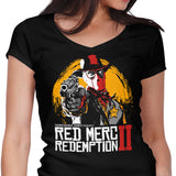 Red Merc Redemption - Women's V-Neck