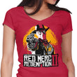 Red Merc Redemption - Women's V-Neck