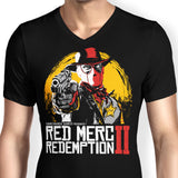 Red Merc Redemption - Men's V-Neck
