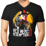 Red Merc Redemption - Men's V-Neck