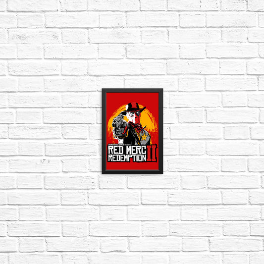 Red Merc Redemption - Posters & Prints