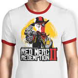 Red Merc Redemption - Ringer T-Shirt
