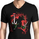 Red Rebel Ninja - Men's V-Neck