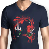 Red Rebel Ninja - Men's V-Neck