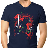 Red Rebel Ninja - Men's V-Neck