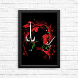 Red Rebel Ninja - Posters & Prints