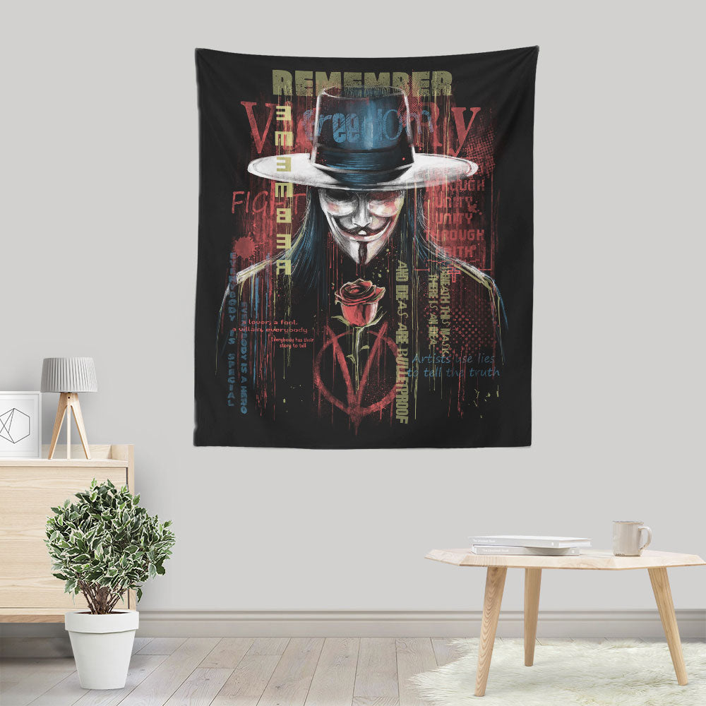 Remember - Wall Tapestry