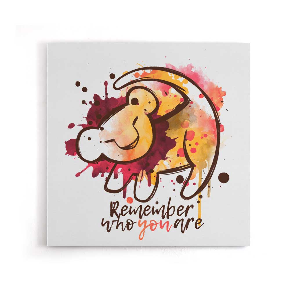 Remember Who You Are - Canvas Print