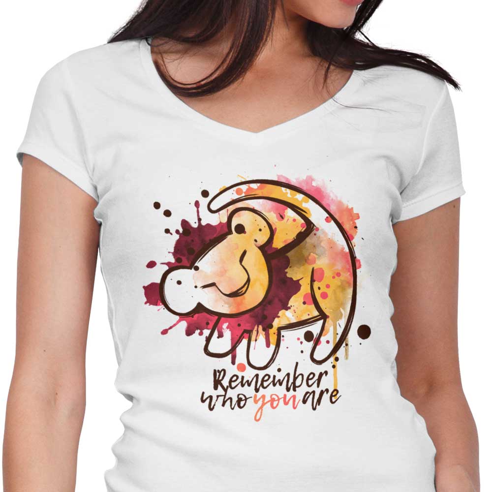 Remember Who You Are - Women's V-Neck