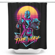 Retro Creed - Shower Curtain