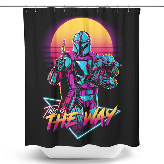 Retro Creed - Shower Curtain