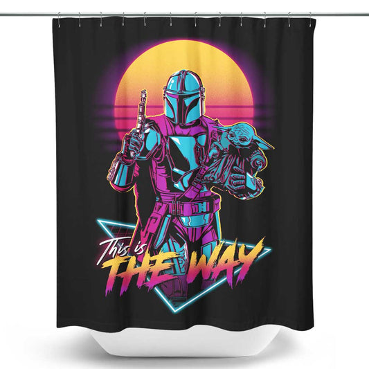 Retro Creed - Shower Curtain