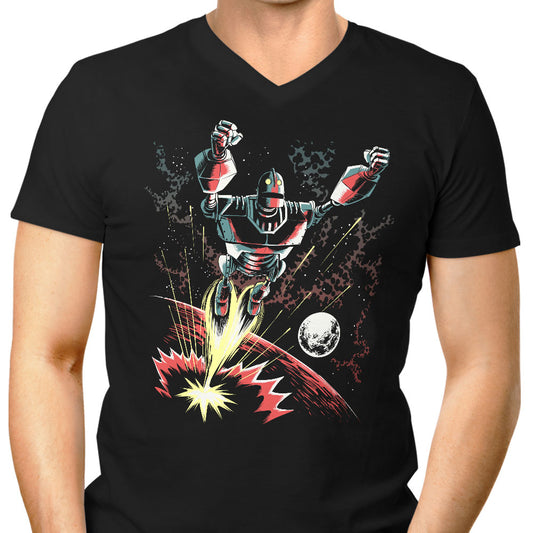 Retro Giant - Men's V-Neck