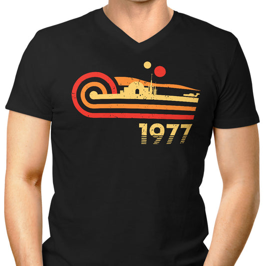Retro Hope - Men's V-Neck