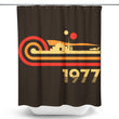 Retro Hope - Shower Curtain