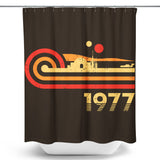 Retro Hope - Shower Curtain