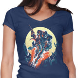 Retro Mando - Women's V-Neck