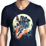 Retro Mando - Men's V-Neck